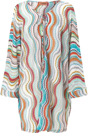 Missoni Wave lamé strandjurk