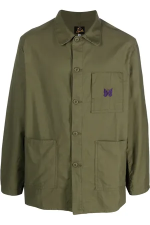 Pins & Needles Shirtjack met geborduurd logo