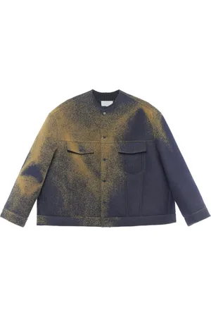 Maison Margiela Denim jack met verfprint