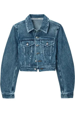 Alexander Wang Denim jack met gebonden naden