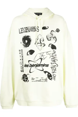 Les Benjamins Hoodie met logoprint
