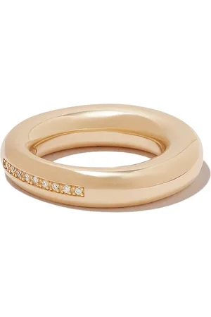 Lauren Rubinski 14kt geelgouden ring met diamant