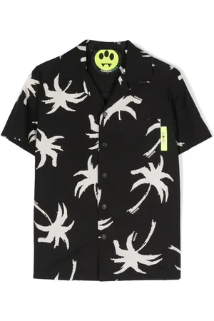 BARROW Shirt met palmboomprint