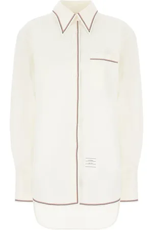 Thom Browne Blouse met gestreepte afwerking
