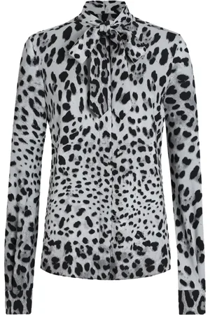 Dolce & Gabbana Blouse met dierenprint