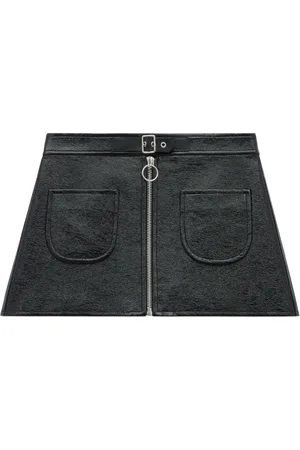 Courrèges Gekreukte mini