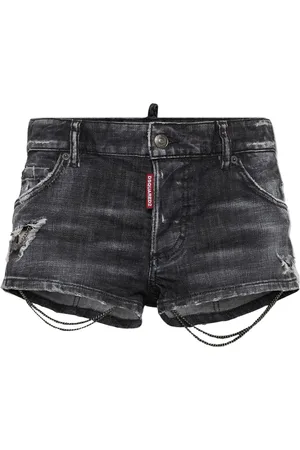 Dsquared2 Denim shorts met ketting detail