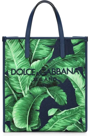 Dolce & Gabbana Canvas schoudertas met geborduurd logo