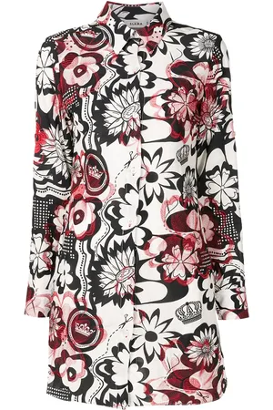 AMIR SLAMA Strandjurk met bloemenprint