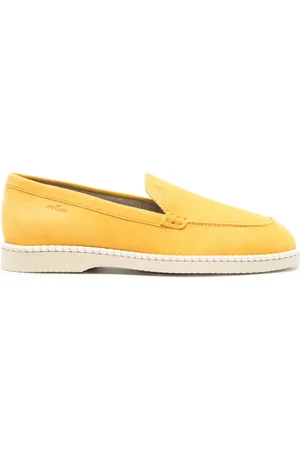 Hogan Suède loafers met logo