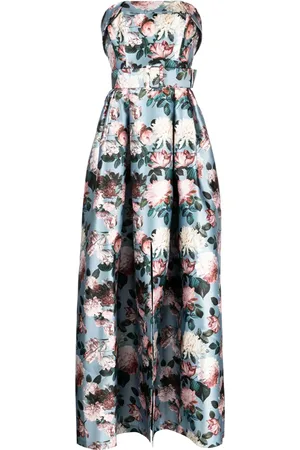 Sachin & Babi Avondjurk met bloemenprint