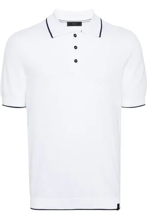 FAY Poloshirt met contrasterende afwerking