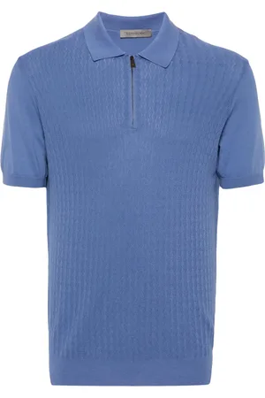 corneliani Poloshirt met jacquard