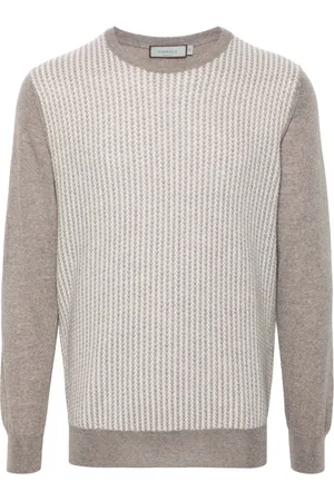 CANALI Trui met geometrisch patroon