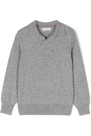 Brunello Cucinelli Fijngebreid poloshirt