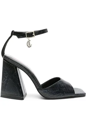 Roberto Cavalli Sandalen met slangenleer
