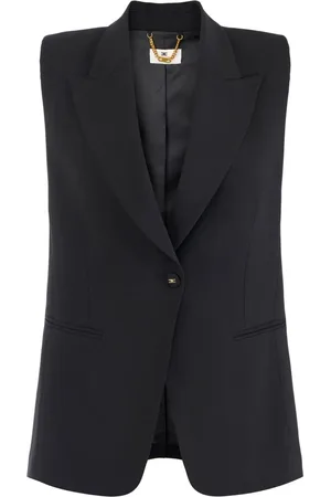 Elisabetta Franchi Mouwloze blazer