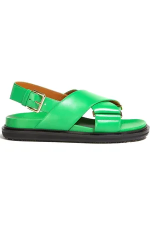 Marni Fussbett sandalen met gekruiste bandjes