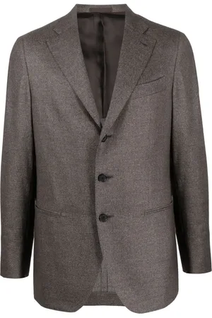 CARUSO Blazer met enkele rij knopen