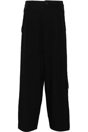 YOHJI YAMAMOTO Wollen cropped broek