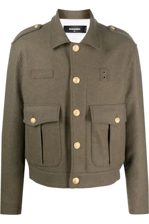 Dsquared2 Legerjack met epauletten