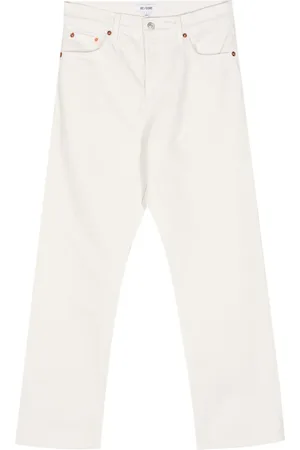 RE/DONE Easy straight cropped jeans