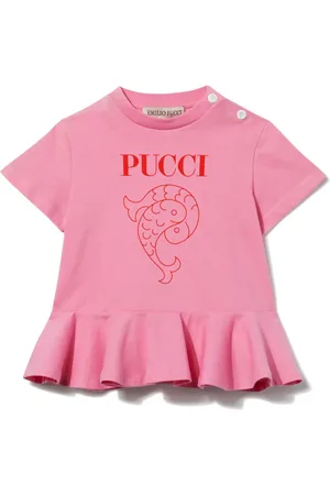 PUCCI Junior Jurk met logoprint