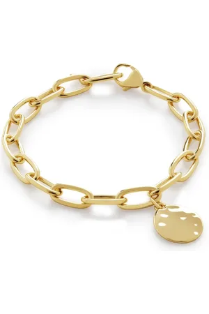 Monica Vinader Schakelarmband met bedel