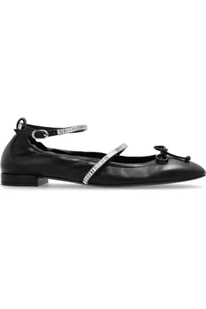 Stuart Weitzman Stefanie leren ballerina
