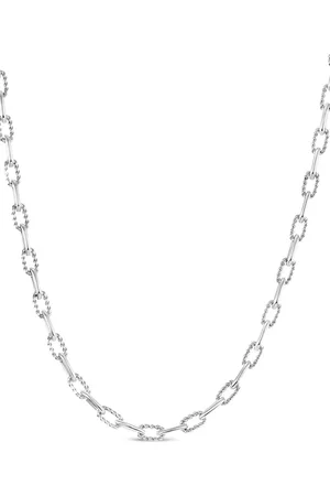 David Yurman Sterling zilveren DY Madison schakelhalsketting (3mm)