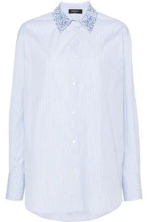 Fabiana Filippi Blouse verfraaid met kristallen