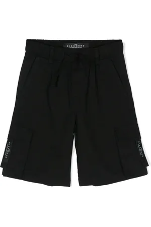 John Richmond Cargo shorts met logoprint