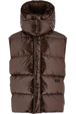 Salvatore Ferragamo Bodywarmer met capuchon