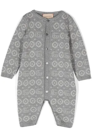 Gucci Katoenen romper met GG logo