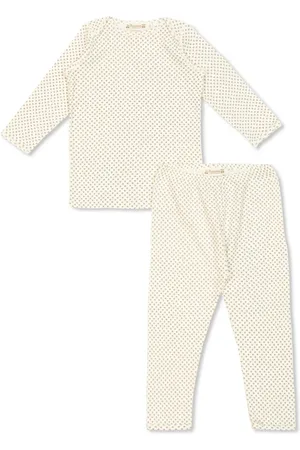 BONPOINT Trui en legging met bloemenpatroon