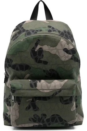 VALENTINO GARAVANI Canvas rugzak met camouflageprint