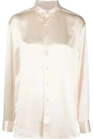 Soulland Blouse met satijnen afwerking