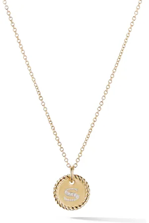 David Yurman 18kt geelgouden halsketting