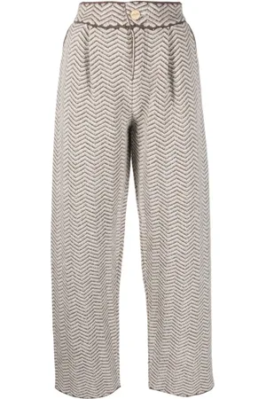 Barrie Broek met chevron patroon