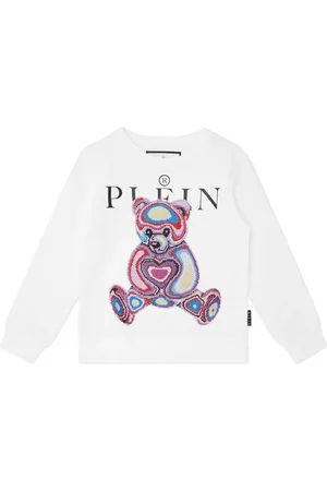 Philipp Plein Sweater verfraaid met kristallen