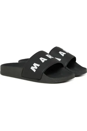 Marni Slippers met logoprint
