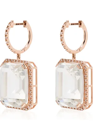 Shay 18kt roségouden oorbellen