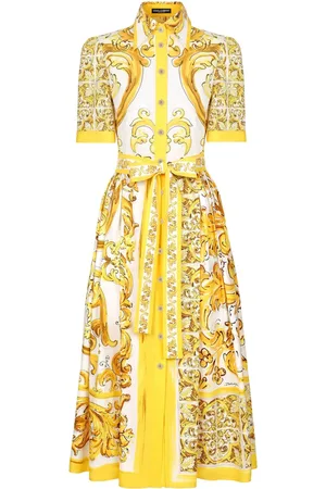 Dolce & Gabbana Jurk met majolica