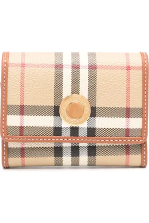 Burberry Geruite portemonnee