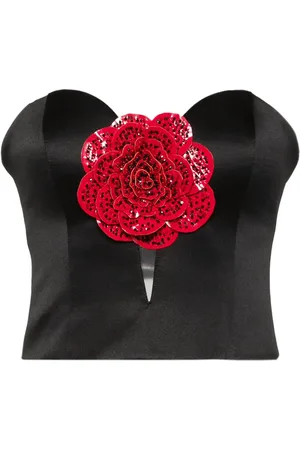 Parlor Bustier met bloemenpatch