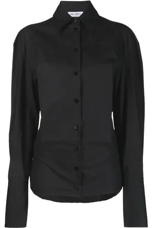 The Attico Blouse met trekkoorddetail