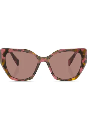 Prada Prada PR 19ZS zonnebril met oversized montuur