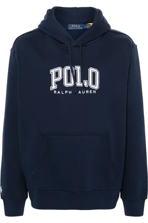 Ralph Lauren Hoodie met geborduurd logo van katoenblend