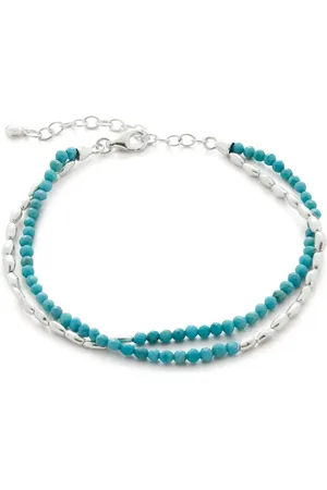 Monica Vinader Tweekleurige kralenarmband