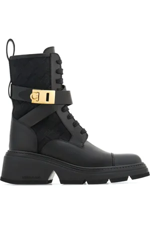 Salvatore Ferragamo Legerlaarzen met monogram